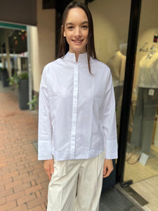 Soluzione Damen Bluse in Weiß