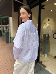 Soluzione Damen Bluse in Weiß