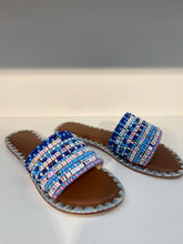 Laden Sie das Bild in den Galerie-Viewer, De Siena Damen Sandalen in Blau
