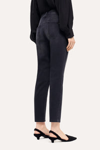 Cambio Damen Hoose "Piper short" in Dunkelgrau