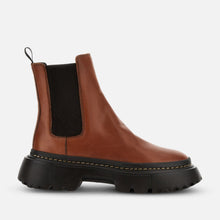 Laden Sie das Bild in den Galerie-Viewer, Hogan Damen Chelsea Boots H619 in Cognac
