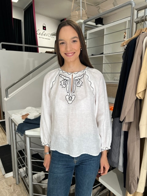 Angoor Damen Bluse in Weiß