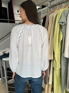 Angoor Damen Bluse in Weiß