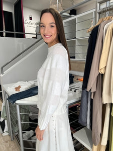 Fabiana Filippi Damen Pullover in Weiß