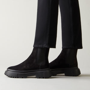 Hogan Damen Chelsea Boots H619 in Schwarz