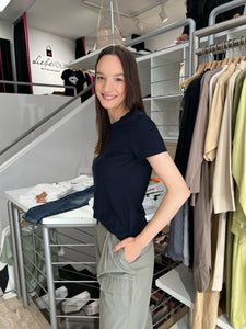 Purotatto Damen Shirt in Dunkelblau