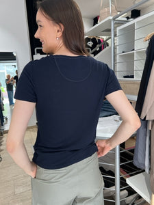 Purotatto Damen Shirt in Dunkelblau