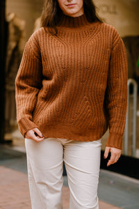 S.Marlon Damen Strickpullover in Zimt