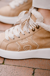 Hogan Damen Sneaker Hogan Rebel in Beige Braun