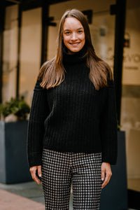 Antonelli firenze Damen Strickpullover in Schwarz