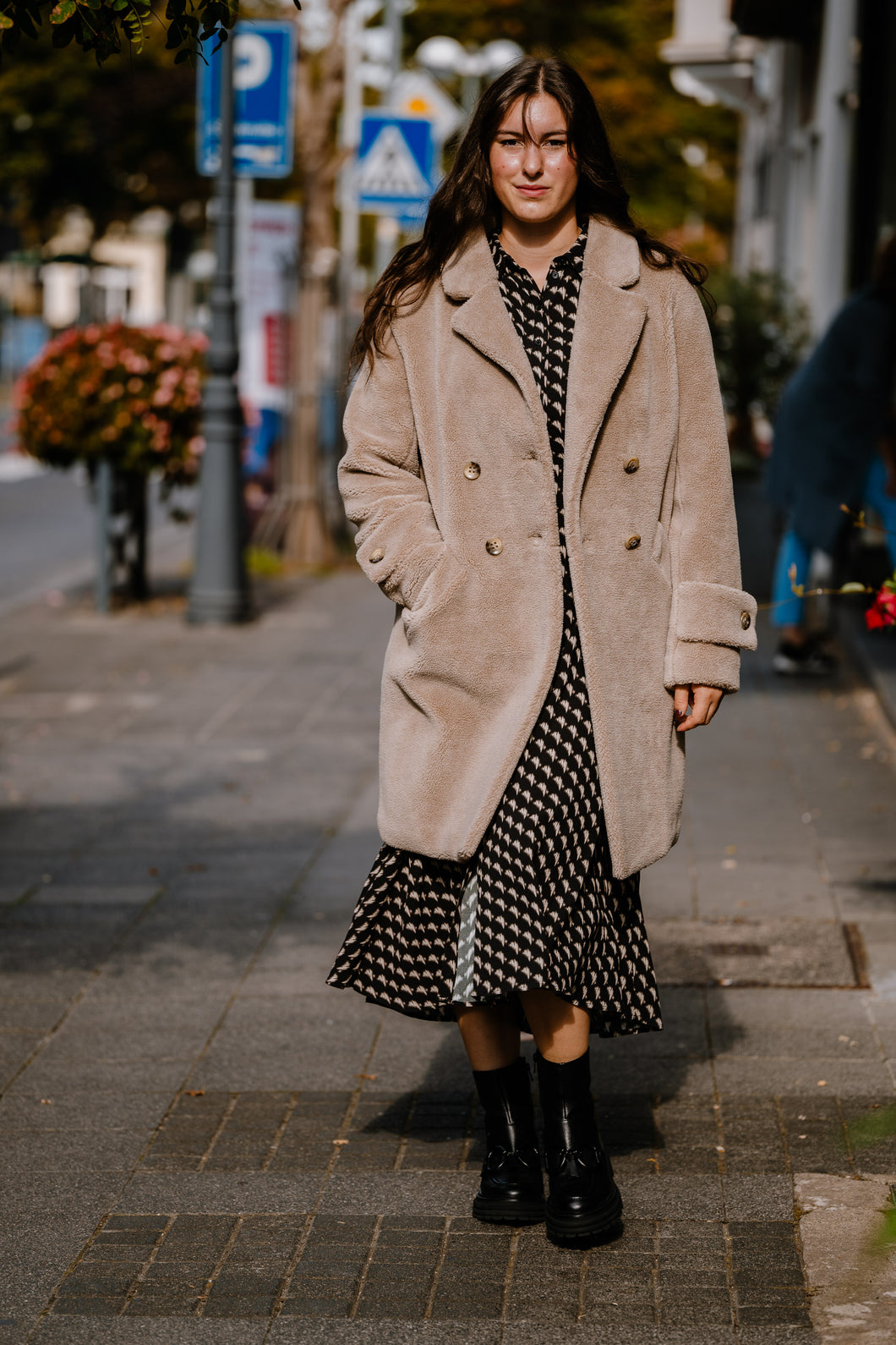 Beaumont Damen Teddymantel in Beige