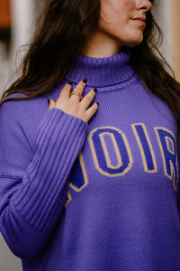 Catnoir Damen Rollkragenpullover in Lila