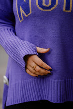 Laden Sie das Bild in den Galerie-Viewer, Catnoir Damen Rollkragenpullover in Lila
