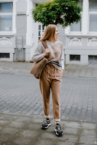 Peserico Damen Jogger in Cognac