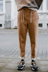 Peserico Damen Jogger in Cognac