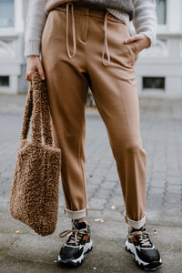 Peserico Damen Jogger in Cognac