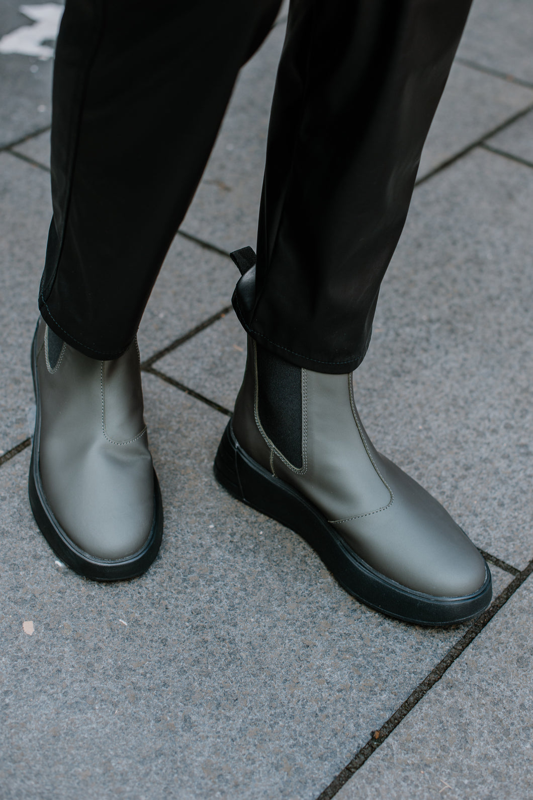 Hogan Rebel Damen Chelsea Boots in Grün