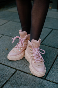 AGL Damen Sneaker "Blondie Trekkhigh" in Rose