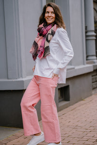 Cambio Damen Jeans "Celia" in Pink