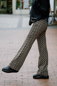 Cambio Damen Hose "Flower" in Multicloour