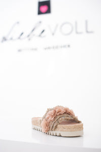Pablo Gilabert Damen Pantolette  "Piedra" Alt-Rose