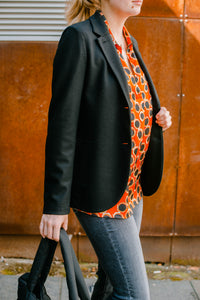 Harris Wharf London Damen Blazer in Schwarz