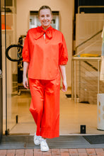Laden Sie das Bild in den Galerie-Viewer, Luisa Cerano Damen Kimonobluse in Rot
