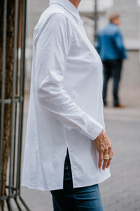 Soluzione Damen Bluse in Weiß
