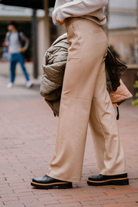 Cambio Jerseyhose "Ava utility" in Caramel Sand
